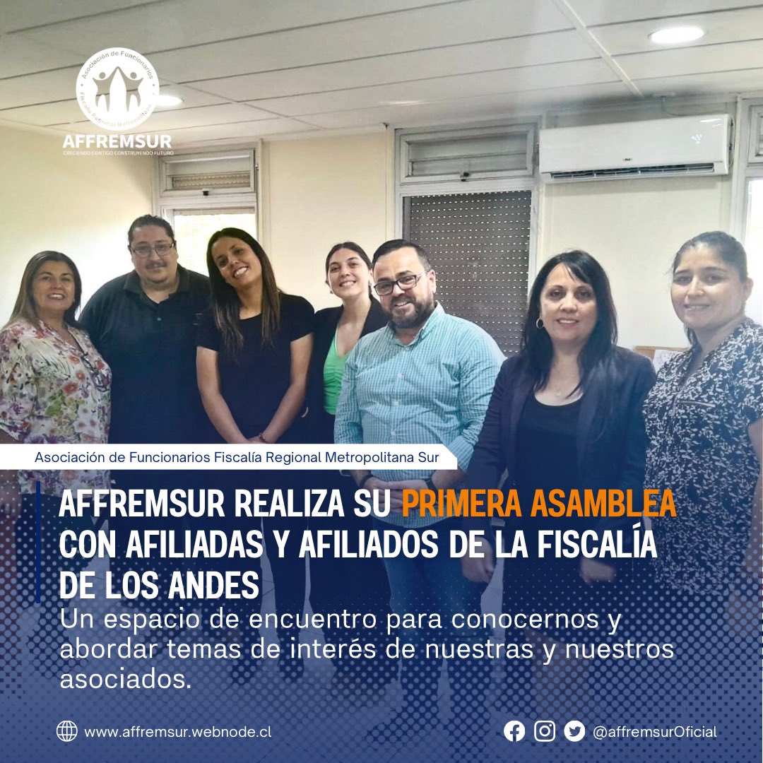 Asociación de Funcionarios Fiscalía Sur y Nacional tweet media
