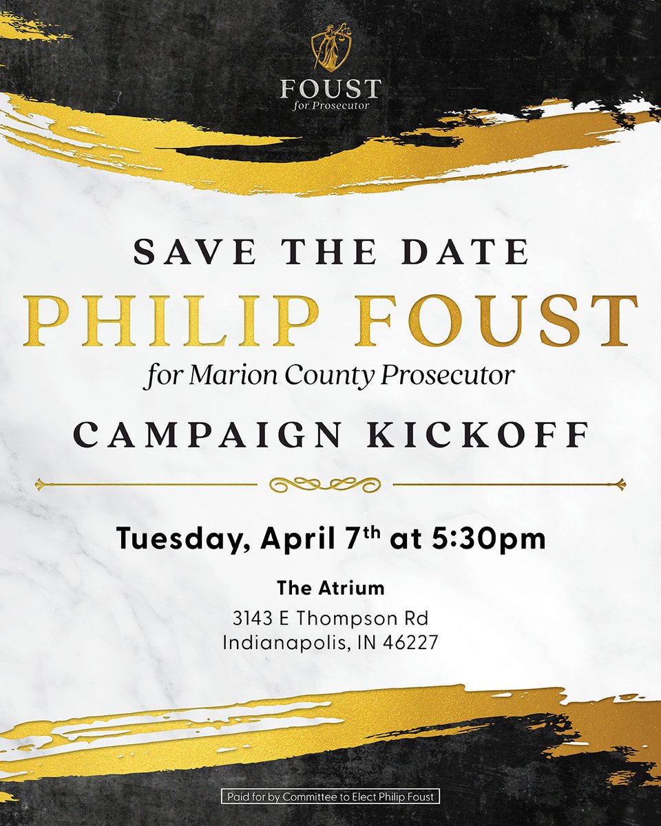 Philip Foust for Marion County Prosecutor tweet media
