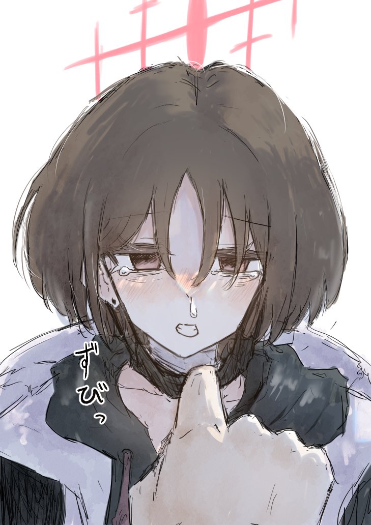 「花粉の季節が近づいてきましたね。 #ブルアカ #戒野ミサキ」|もちもちっのイラスト