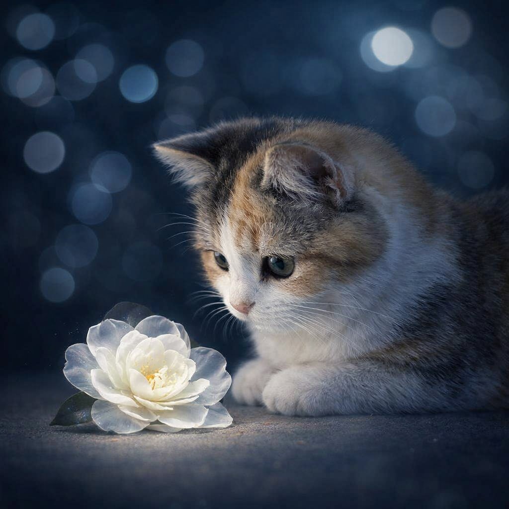 花と子猫の物語 tweet media