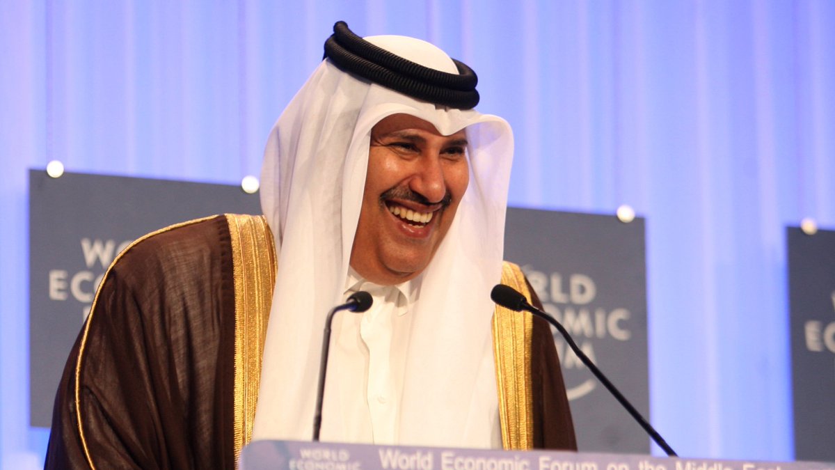 Katar Başbakanı Hamad bin Jassim:

"İran'a savaş ilan ettiğimiz anda Amerika çatışmadan çekilecek, her iki tarafa da silah satacak ve kaynaklarımızı her iki tarafı da yenmek ve Büyük İsrail projesini genişletmek için kullanacağız."