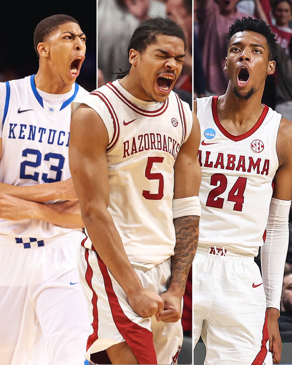 Darius Acuff Jr. joins Anthony Davis and Brandon Miller as the only SEC players to win BOTH Freshman of the Year and SEC Player of the Year as voted on by SEC coaches 👏