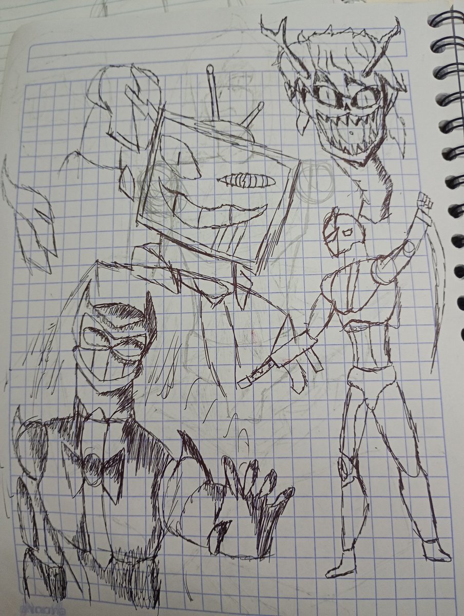 Novarider2007's tweet photo. Aquí con algunos intentos de práctica 

#transformersfanart #murderdrones https://t.co/4LFzPDgV7R