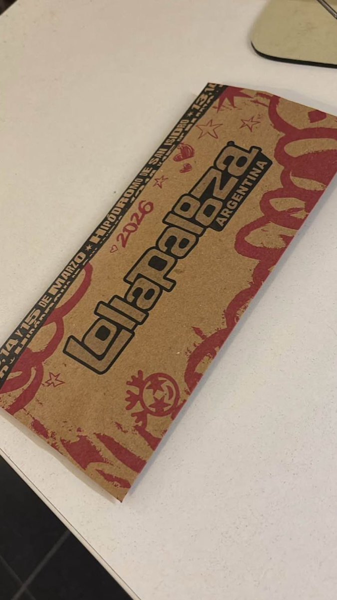 CamiMarcigliano's tweet photo. Vendo una entrada al Lollapalooza para los 3 días, si te interesa escribime al DM. https://t.co/Xtabv1Lvle