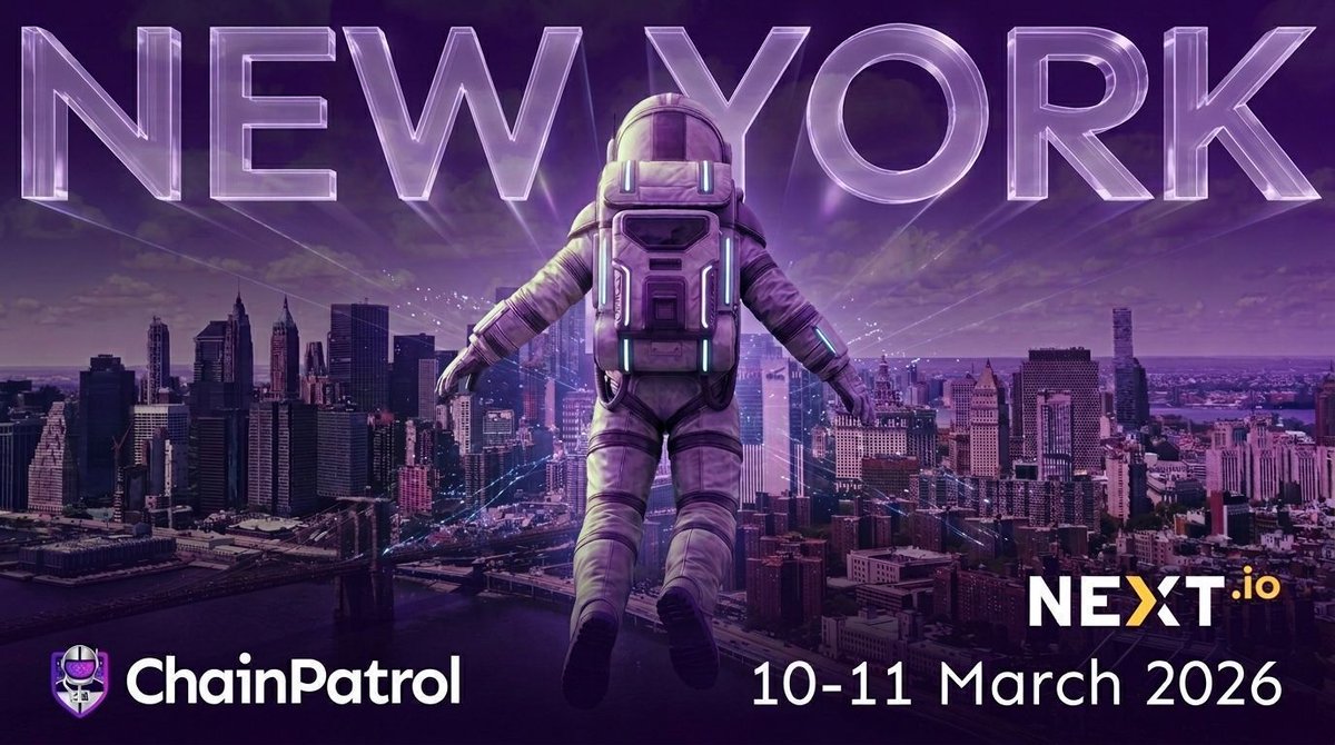 ChainPatrol's tweet photo. 🚀 New York, here we come! 🌃 

@ChainPatrol is heading to @nextdotio New York Summit 2026, 

We fight scams in real time, including fake websites and apps, social media impersonations & executive fraud that kill player trust.

If you’re attending, come say hello or drop us a reply or DM 👋

📍 New York
📅 March 10-11, 2026
