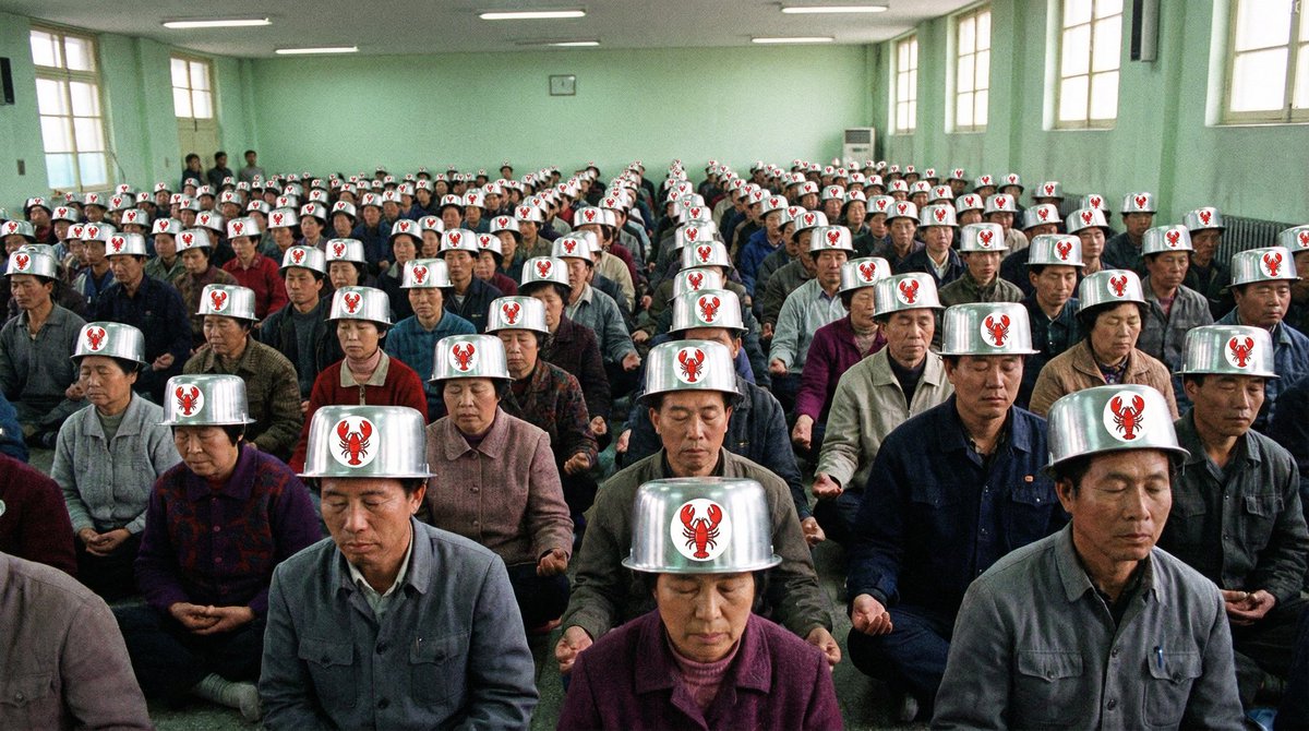 告别键盘，拥抱意念。打算研发一款AI穿戴设备「龙虾气功头盔」—— 全球首款专为 OpenClaw AI 代理生态系统设计的非侵入式神经接口。通过先进的脑电波（EEG）解码技术，将您的思想直接转化为 AI 的行动。这不仅是硬件，这是 Web4.0 时代全新的工作流与交互范式。
有没有要投资的，欢迎拍🧱！
#龙虾