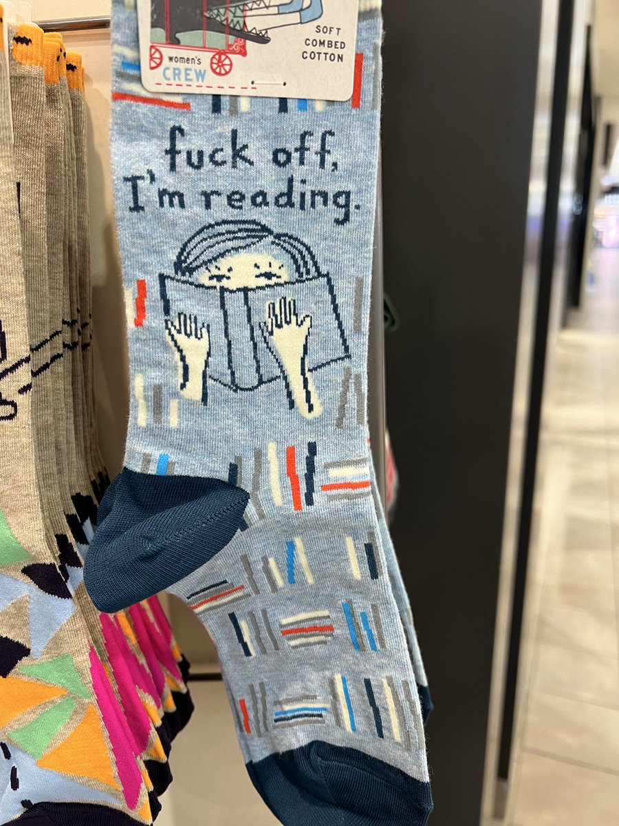 While shopping I ran across the perfect pair of socks for the serious bookworm out there!