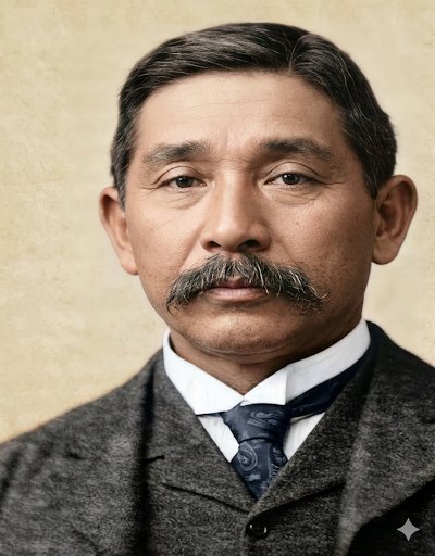 Don Juan Bautista  Colipí Liupay veterano de la Guerra del Pacifico