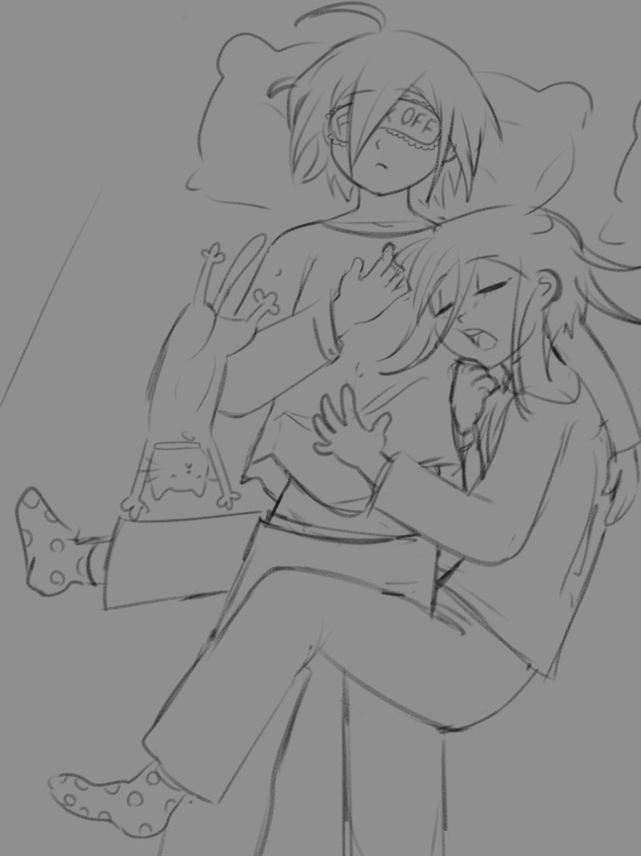 Saiouma day is tomorrow…and I only have this silly doodle of them 😔 I need to get to work!!11!
