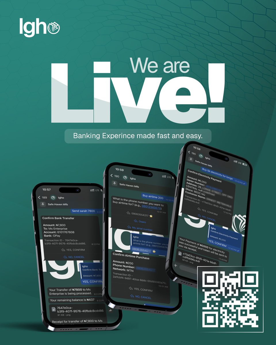 igho - Your Money on Whatsapp tweet media