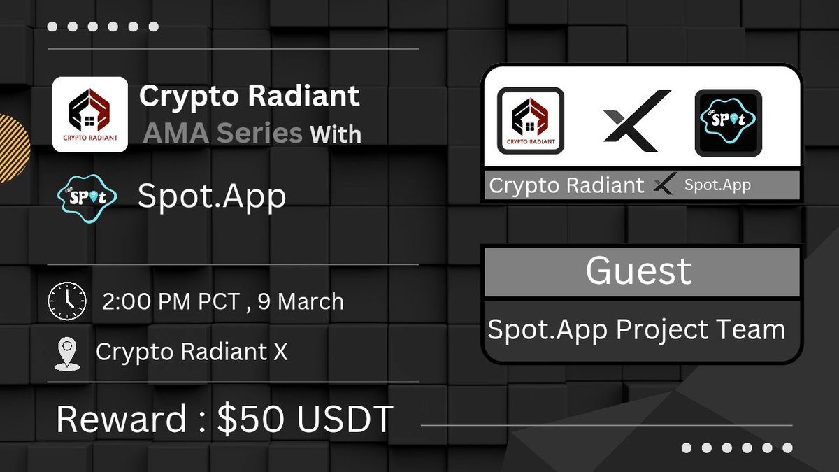 CRYPTO RADIANT | AMA + SPACE tweet media