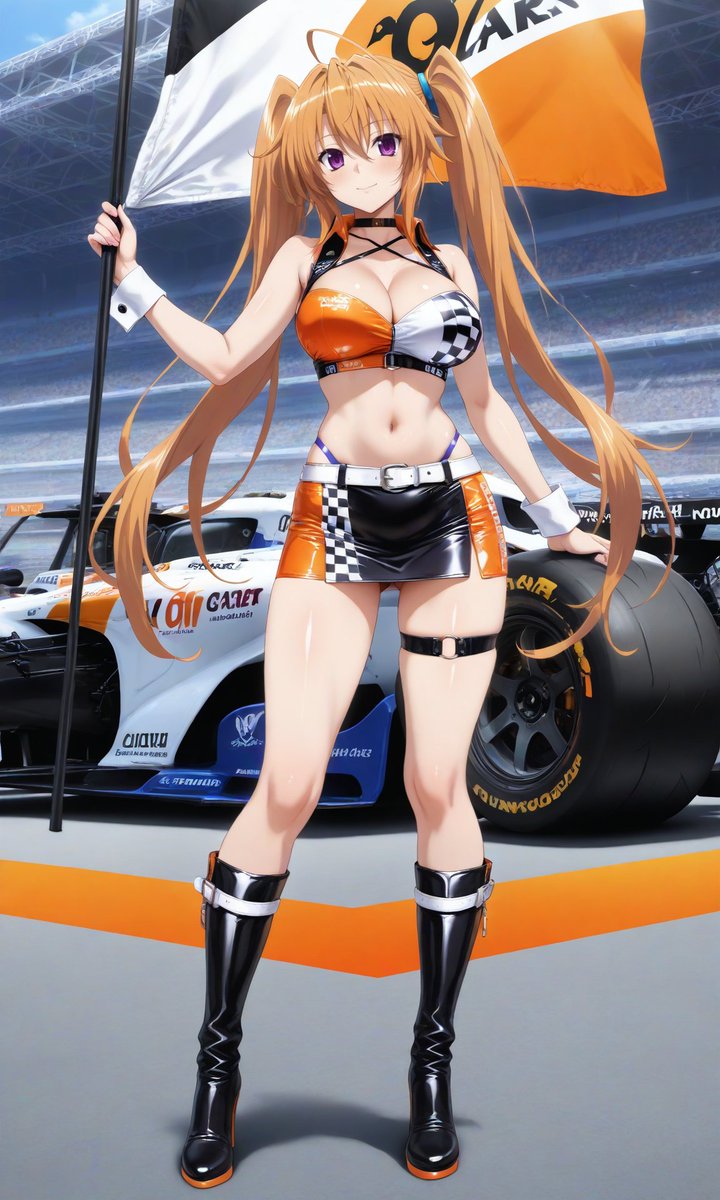 Irina is ready to cheer on every team, Even if she is wearing the colors of just one!

#IrinaShidou #HighSchoolDxD #DxD #Anime #Waifu #PixAI #AIArt