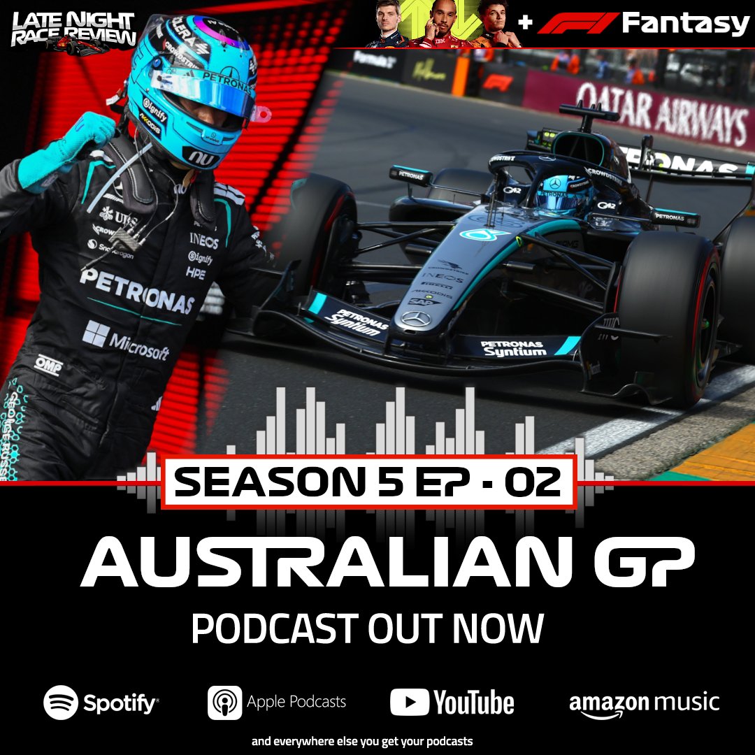 LNRaceReview's tweet photo. IS IT 2014 ALL OVER AGAIN???👀

Our coverage of the #F1 #AustralianGP is now live!! ⚠️

Make sure to check it out below &amp; let us know your thoughts on this weekends grand prix 👇🏻

Spotify : https://t.co/CcapFsnxxb

YouTube : https://t.co/RBKQVcto7k https://t.co/XYp8Uce0oW