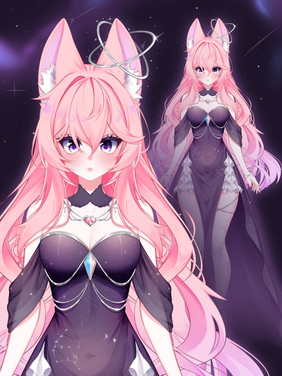 Vtuber Model Comms Ive made last year:3!

Vtuber @/foxy_cosmos