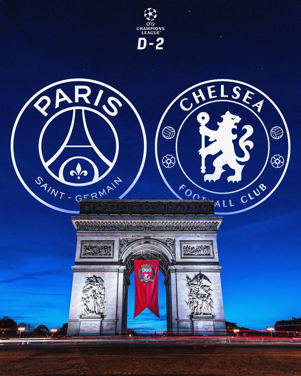 End of the road for Chelsea in champions league against PSG on Wednesday.