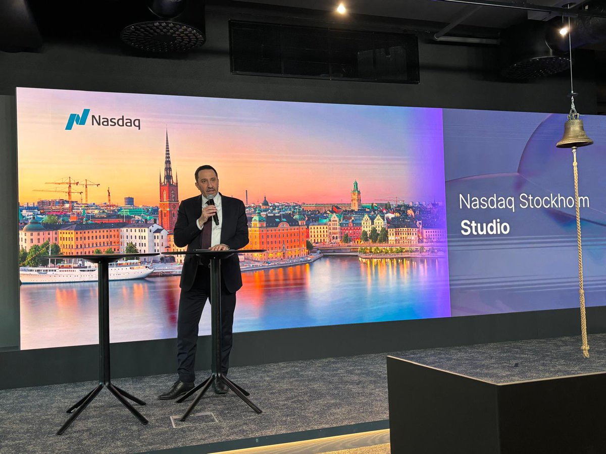 solonsavva's tweet photo. Grateful to Nasdaq Stockholm for hosting EU HoMs for a study visit organized with the 🇨🇾Embassy in the context of @CY2026EU 🇪🇺Presidency activities in Stockholm. Excellent overview of 🇸🇪capital markets and investment culture.🙏also to State Sec. Eldhagen for his valuable insights https://t.co/EGnKqUv96d