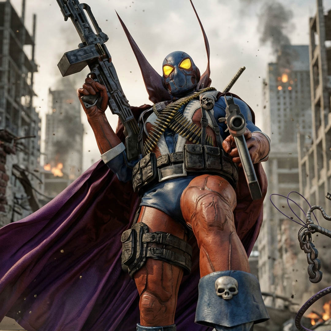 CustomsHunter's tweet image. Spawn (Spawn 77 #1)
Gemini 3 Pro / flux-2-flex-20260129 / P-image Edit

Art by Mark Spears
 
#Spawniverse #hunter_r_customs #Spawnfanart #AI_Spawn