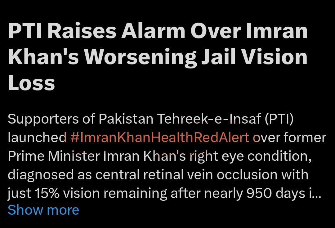 KaliwalYam's tweet photo. مطالبہ جاری رکھیں 🚨
ٹویٹر نیوز پر بھی #ImranKhanHealthRedAlert آ گیا، جتنا بھی ممکن ہو سب خان صاحب کی صحت اور رہائی کے لئے آواز اٹھائیں https://t.co/KokPaa12ru