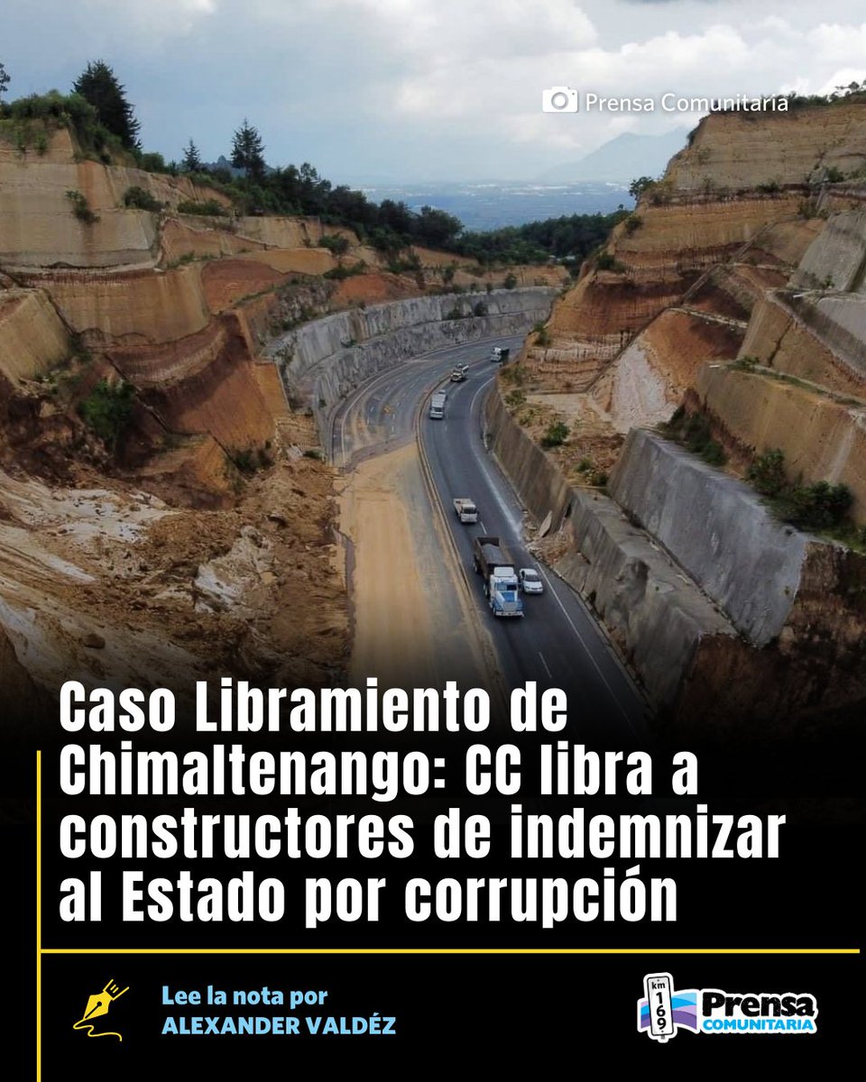 Cinco magistrados resuelven a favor constructores condenados por corrupción 🛑

La CC resuelve a favor de constructores vinculados al caso del Libramiento de Chimaltenango y evita que paguen reparación al Estado. El fallo fue respaldado por Roberto Molina Barreto, Dina Ochoa,