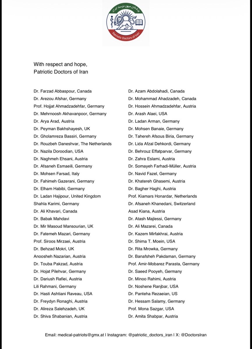 Patriotic_Doctors_Iran tweet media