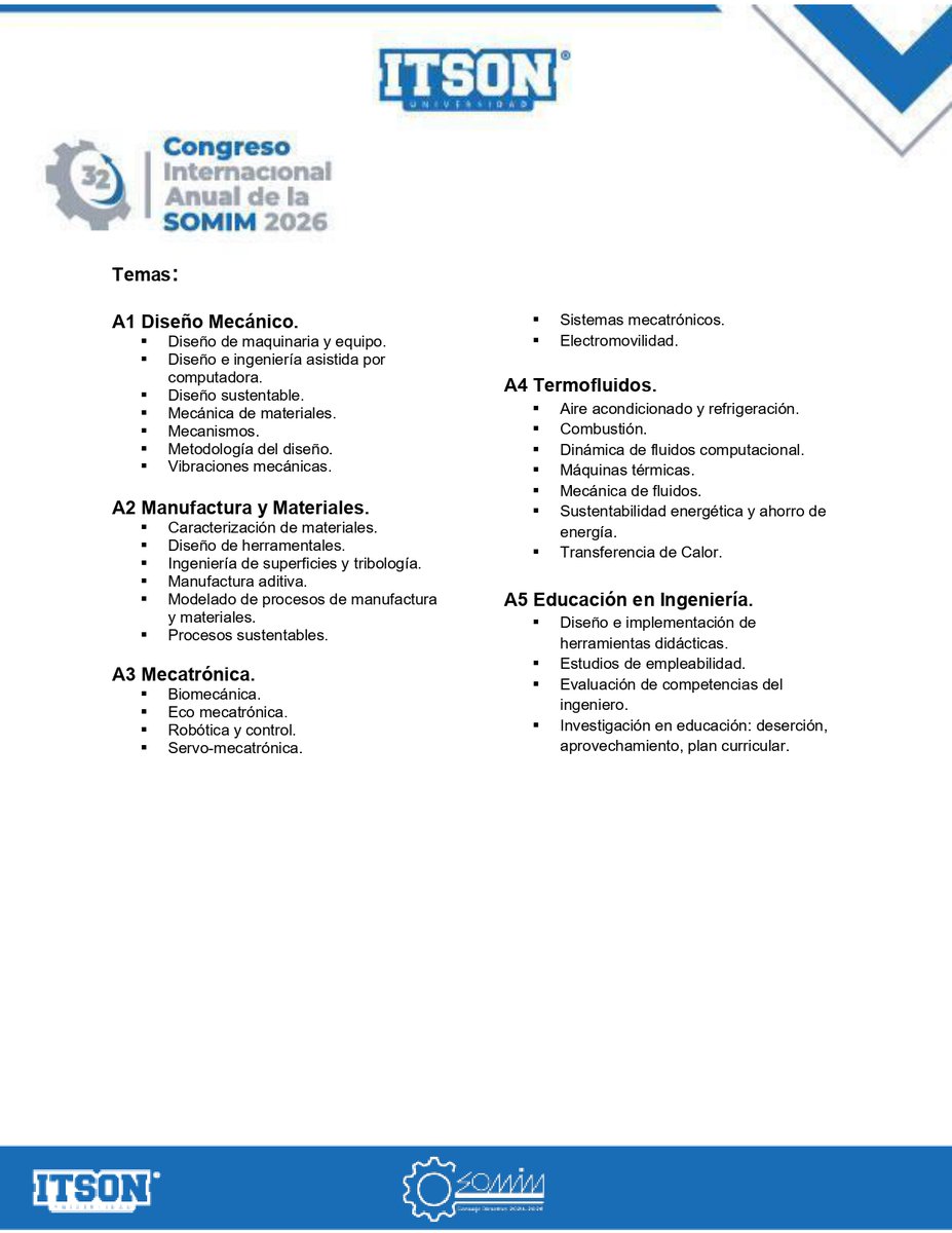 Sociedad Mexicana de Ingeniería Mecánica tweet media