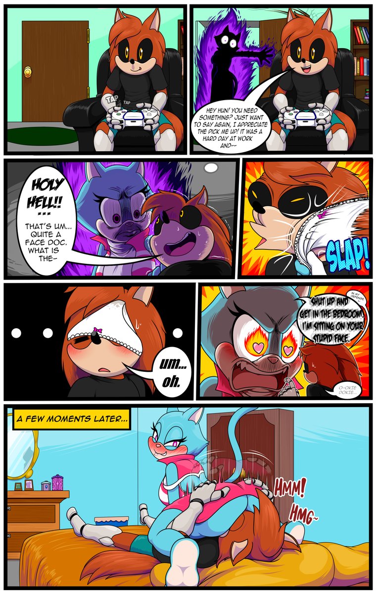hehe I loved making this page xD 

this is continuation of a previous page.

 a "full color flat shades comic page" commision for <a href="/Torthegiant1/">Torthegiant 🔞</a> thank you very much!