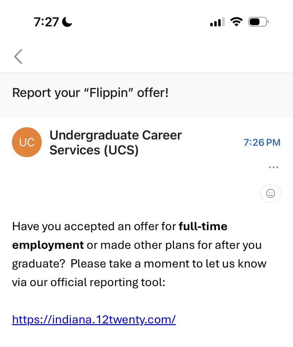 IUOptimist's tweet image. Way to rub it in #unemployed