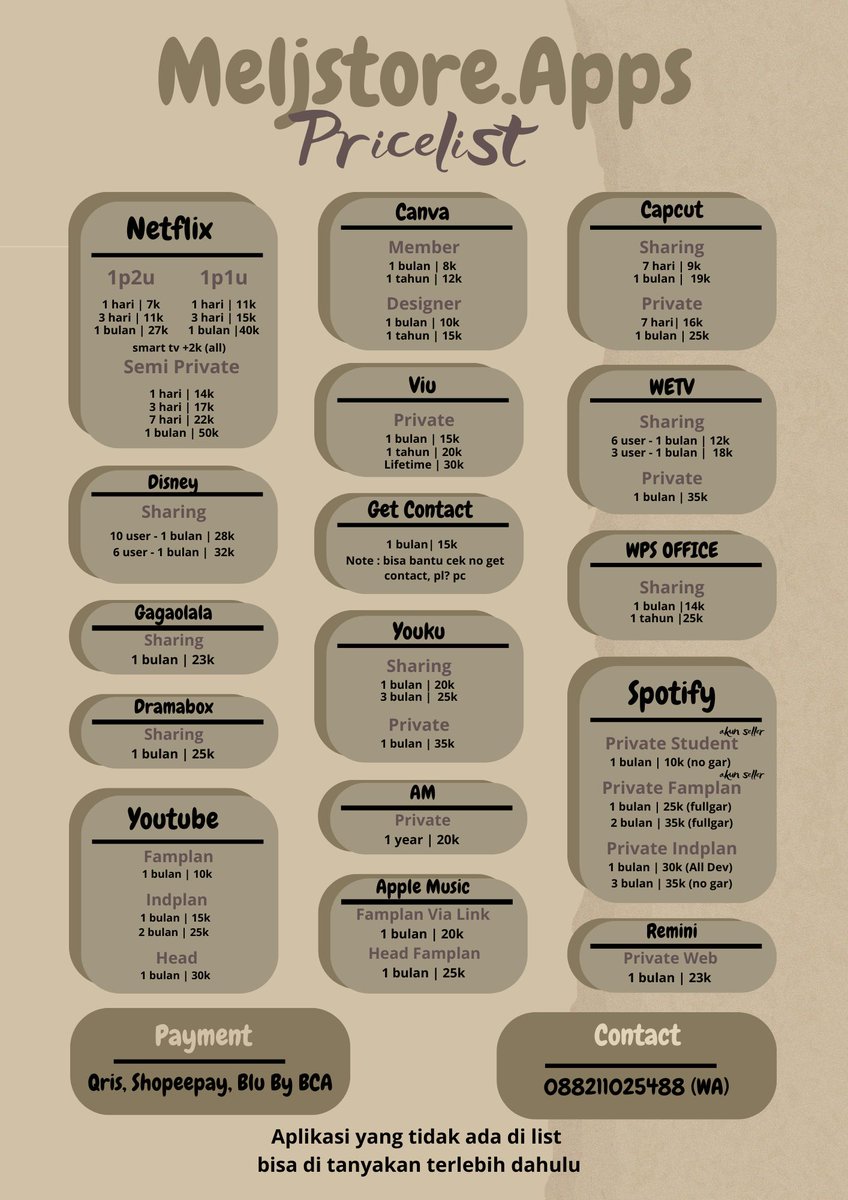 jual app premium tweet media