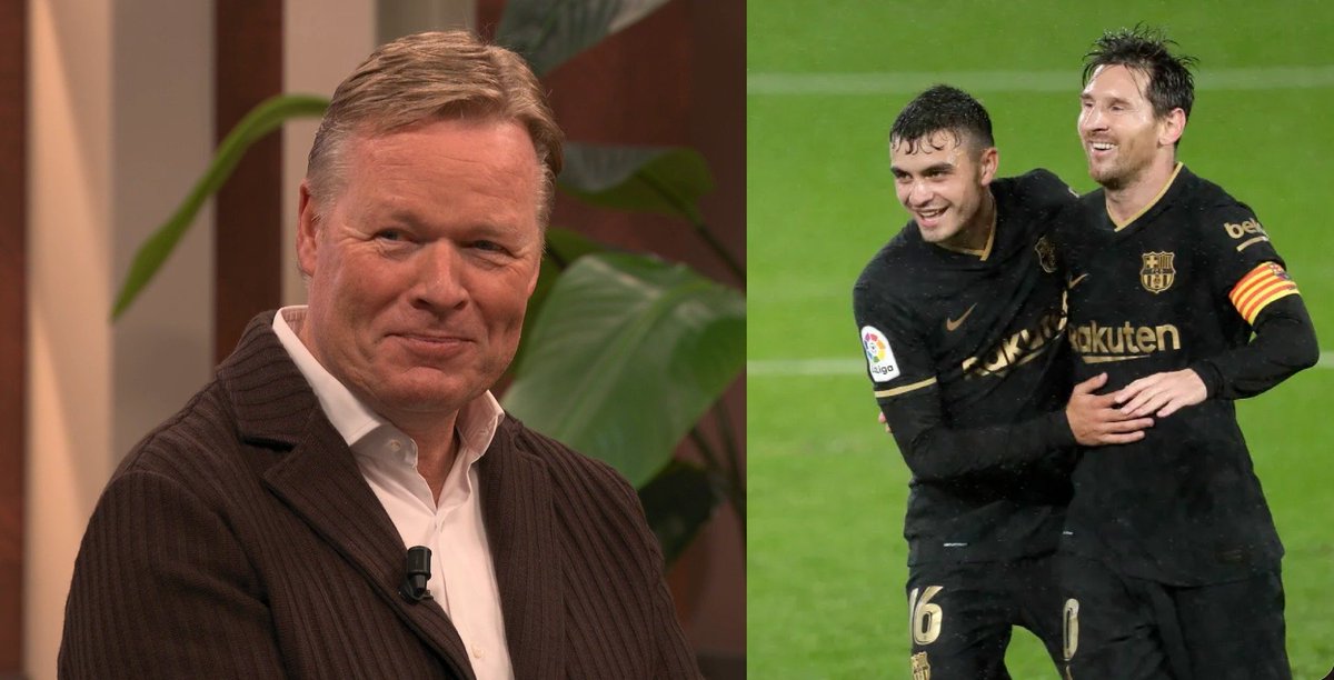 🚨🗣️ 𝗡𝗘𝗪: Koeman about experiencing Pedri for the first time.

"I was the first manager at Barcelona who experienced Pedri. I didn't know who he was, Barcelona bought him from Las Palmas and then wanted to send him out on loan. That was the plan."

"But after 2 days of