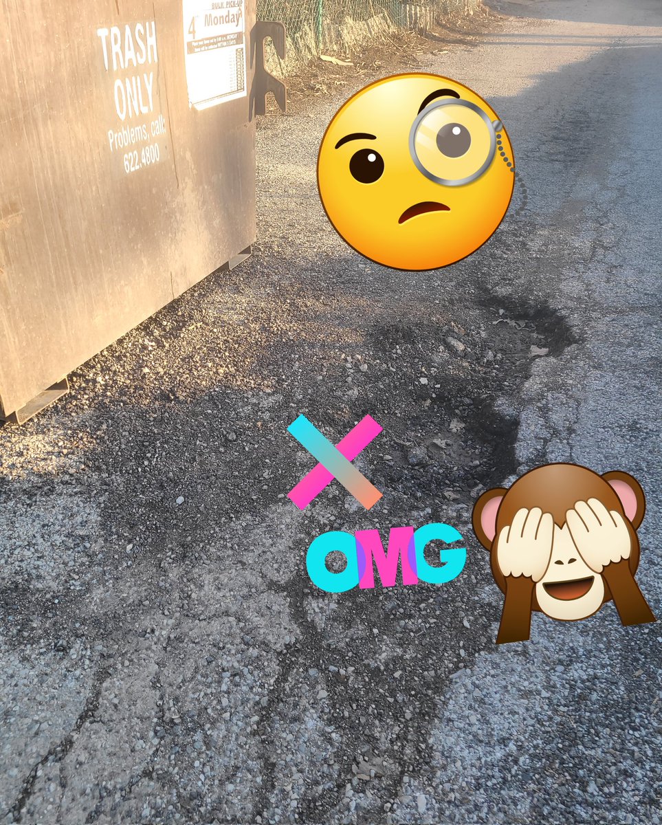 Pascara2's tweet photo. @stlcsb huge pothole in alley next to garbage dumpster. Closest address 5414 Bischoff Avenue, Saint Louis, MO 63110. https://t.co/6Yknd0oCgY