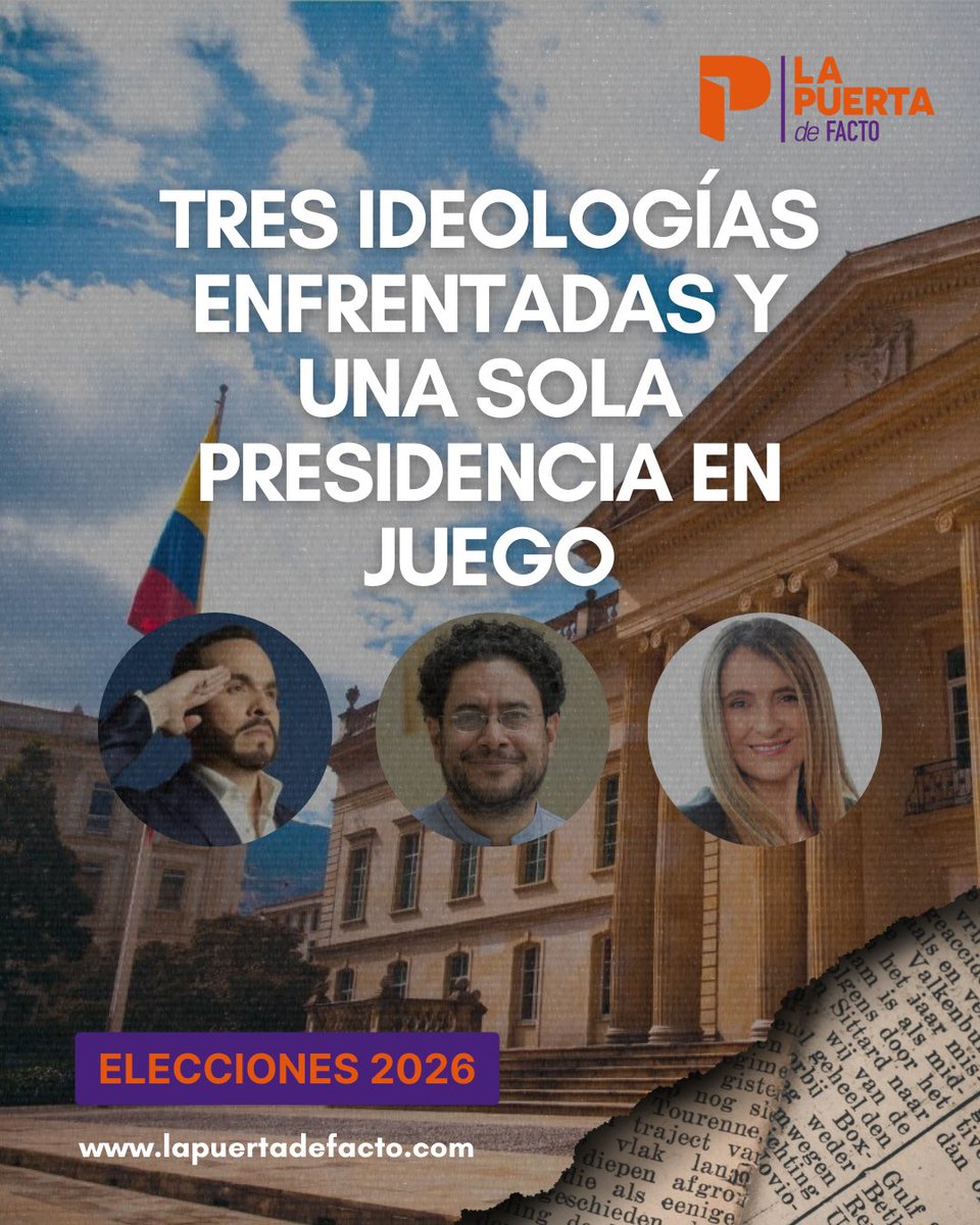 Cepeda, Valencia y De la Espriella se consolidan como tres de los candidatos más fuertes a la presidencia de Colombia, representando izquierda, derecha tradicional y una derecha más radical. 📢📢

#Elecciones2026 #PolíticaColombiana #IvánCepeda
#PalomaValencia #Abelardo