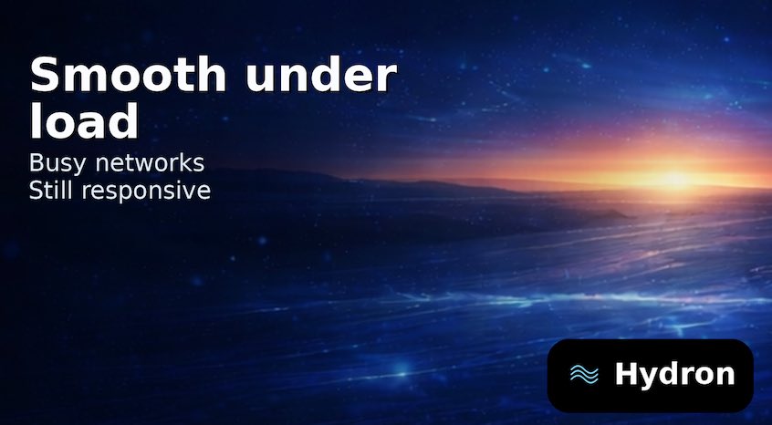 hydronchainL1's tweet photo. Hydron prioritizes smooth interactions when networks get busy. https://t.co/IzoV1AZzjp