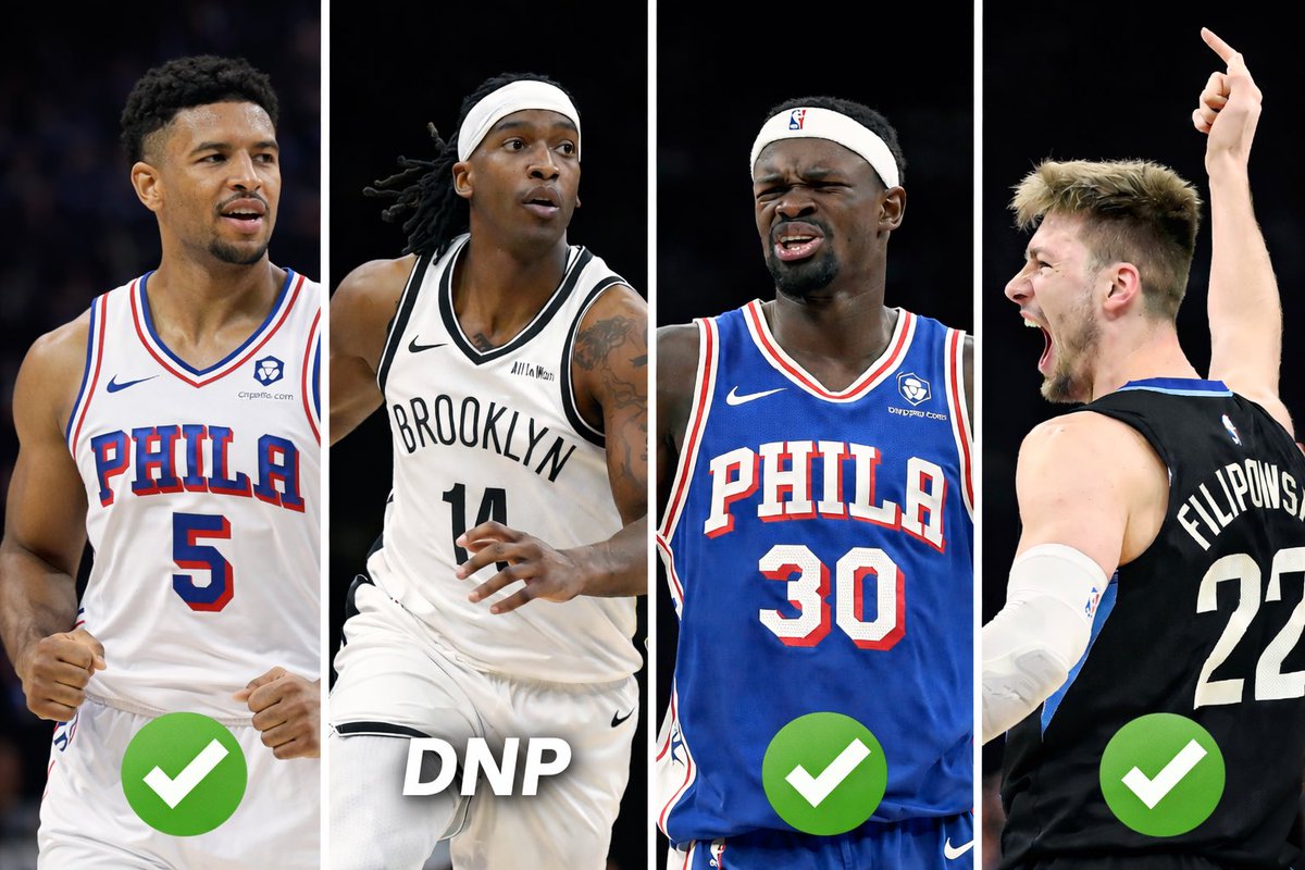 BANGGGG 3-0 ON TODAY’S NBA FREE PICKS 🔥🔥🔥BACK TO BACK

Quentin Grimes U17.5 PTS ✅
Terance Mann O8.5 PTS ♻️DNP
Adem Bona O7.5 PTS ✅
Kyle Filipowski O11.5 PTS ✅

Let's get to 75 likes for $75 GIVEAWAY

Like ❤️ and Repost 🔄 to ENTER 🍀