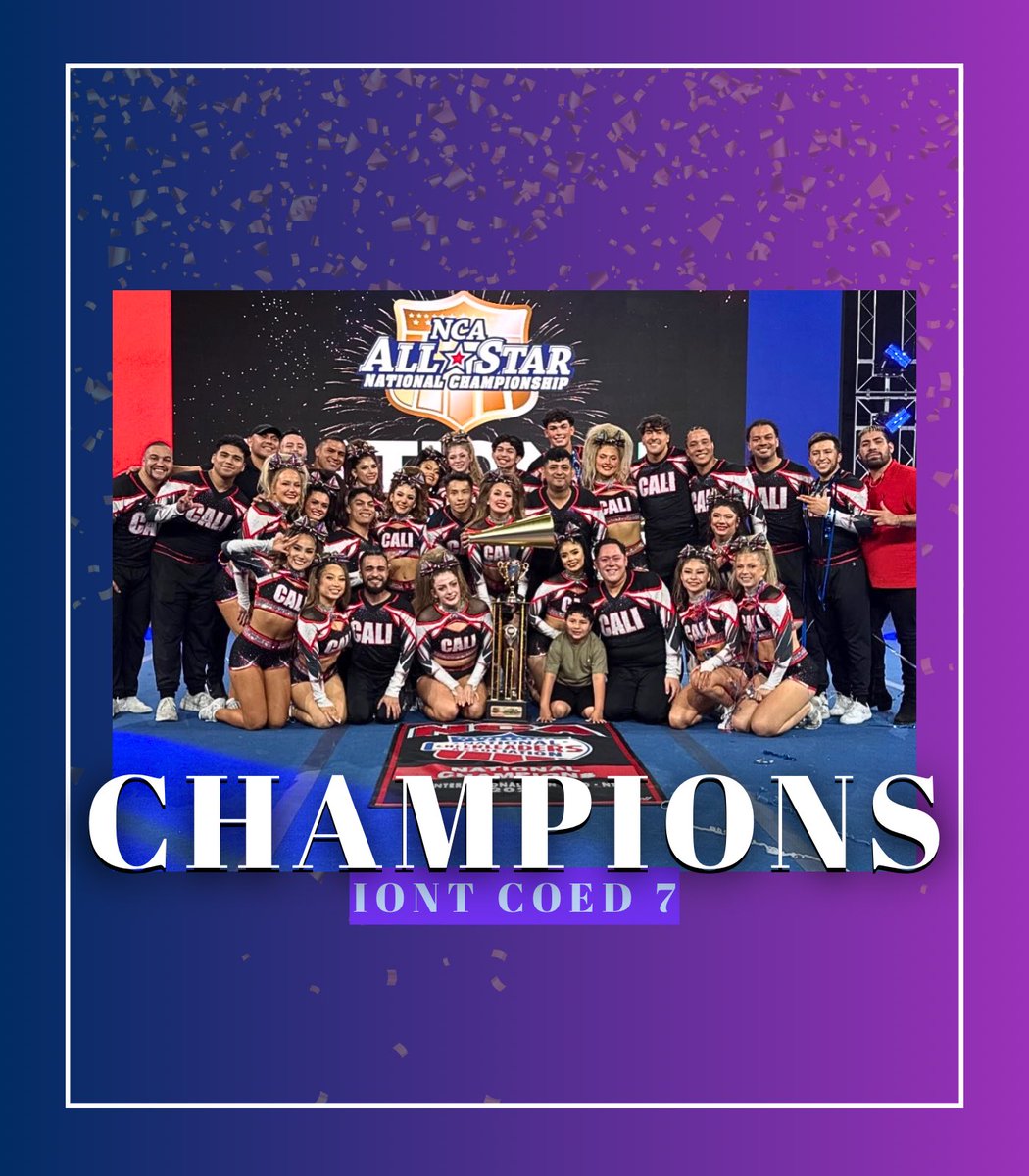 TheCheerHQ's tweet photo. IONT COED 7

Prediction: Cali Revolverz
Winner: Cali Revolverz https://t.co/dbG1dlwzDs