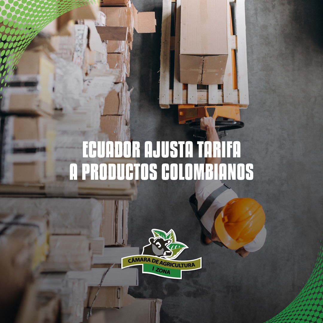 🇪🇨📊 Ecuador elevará la tasa de seguridad a importaciones desde Colombia del 30 % al 50 % a partir del 1 de marzo de 2026, en un contexto de comercio y seguridad fronteriza.

✨ Si el agro crece, el Ecuador crece. 🌱

#CAIZ #AgroEcuador #Comercio #Aranceles #Competitividad