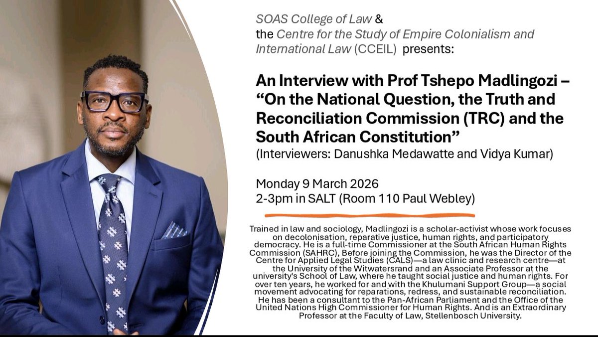 SOAS Centre for study of Colonialism, Empire & IL tweet media