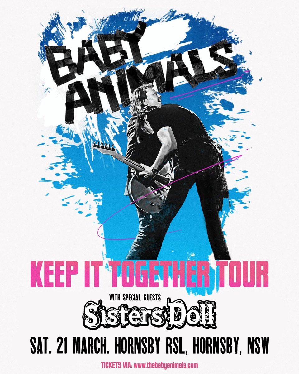 SistersDoll's tweet photo. 📍 SYDNEY! 🔥

We’re back next weekend for 2 BIG shows: 

FRI 20 • Botany View — **HEADLINING**
SAT 21 • Hornsby RSL — w/ Baby Animals 

Let’s go, Doll Army. Tix in bio. See you there. 👊

📸 Tania Smith Photography

#SistersDoll #DollArmy #TheHarbourAgency https://t.co/phyiDIsT8C