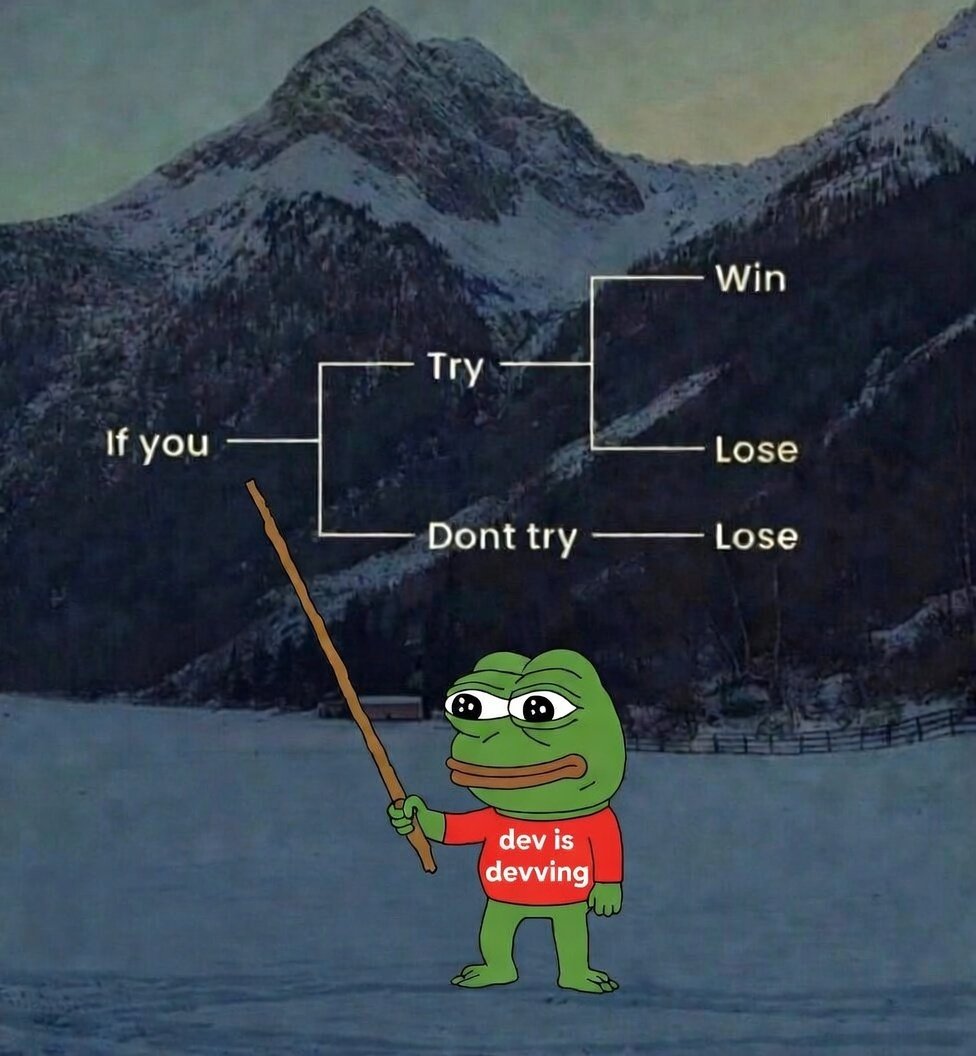 The Dev is Devving tweet media