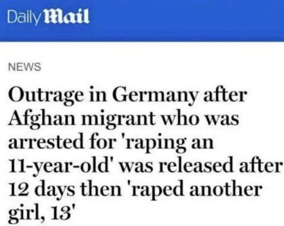 TruthFairy131's tweet photo. Germany sacrificing their young girls to foreign invaders 😡 https://t.co/P7Sb3rEyYZ