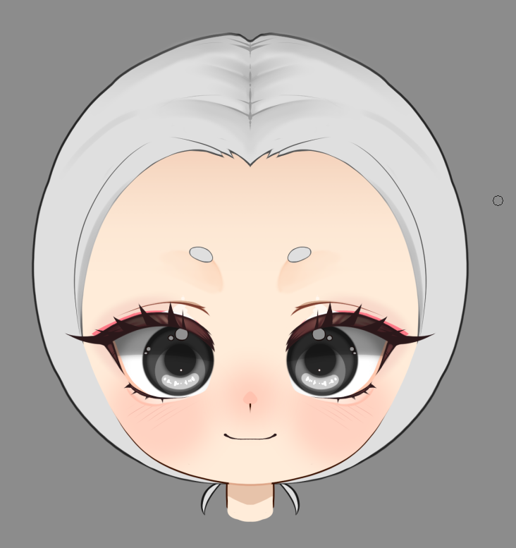 KiraKumaTV's tweet photo. I made a few tiny changes to her face and i'm loving the outcome more <3 #kirachibimodel #Live2DWIP #Vtubermodel #customizablevtubermodel https://t.co/MhkL2ofH7s