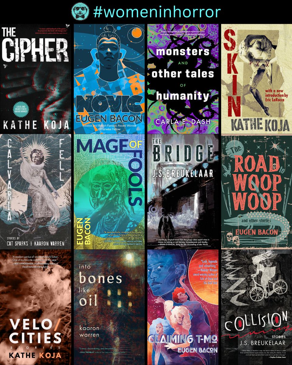 MeerkatPress's tweet photo. ☠️IT'S HERE: Our #WomenInHorrorMonth giveaway!

2 winners will receive 5 Meerkat Press horror novels by women authors. 🔪

Entry: https://t.co/F4dycsyRxk

🔁 RT &amp; @ mention a horror fan
🌍 US/CAN/UK/EUR/AUS | 18+
📅 Ends 3/31 11:59 EST https://t.co/ZniyaZ8nj0