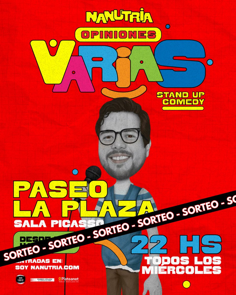 quierostandup's tweet photo. 🔥 @nanutria tiene nuevo show de Stand Up y vamos a sortear un par de entradas para la función de este miércoles. 

Para participar: 
❤️🔁 Like + compartir
👥 Mencioná a cuantos amigos quieras. 

¡Tenés tiempo para participar hasta el martes 10/03 al mediodía! https://t.co/i4pcEdtzs5