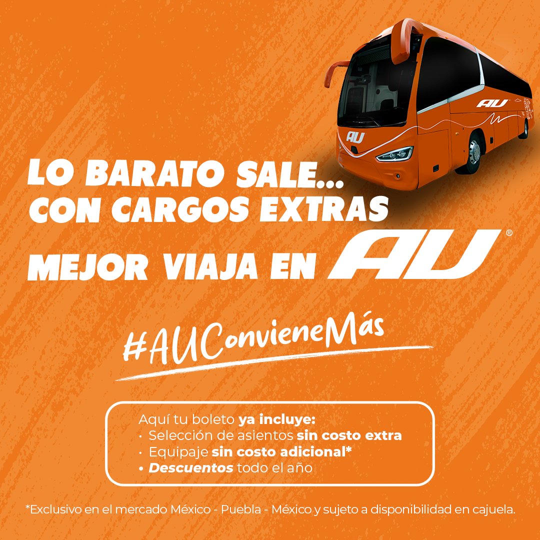 Autobuses AU tweet media