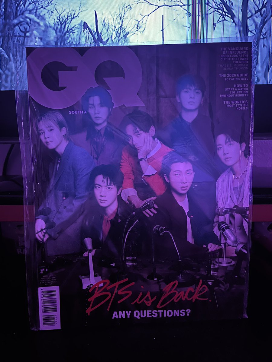 Finally I have my copy, goods are secured <a href="/GQMagazine/">GQ Magazine</a> 💜💜💜❤️‍🔥❤️‍🔥

#btsgq #bts