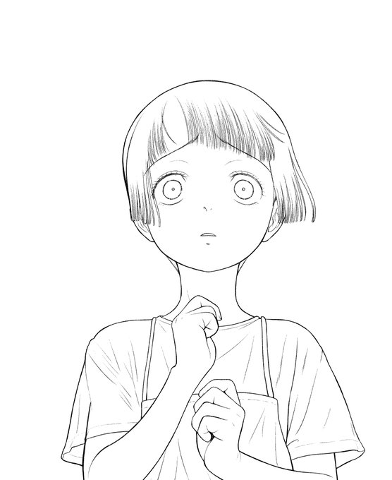 なんか描いてて服がかわいくなかったので、勝手にキャラデザ変更
カバンも描き忘れてたし一石二鳥

参考にした服自体はかわいかったんだけど、絵にするとそうじゃなくなる時があるよね
仕上げまですればまた違うんだけど

なに?それは下手だから?
まぁそうかもしれない 