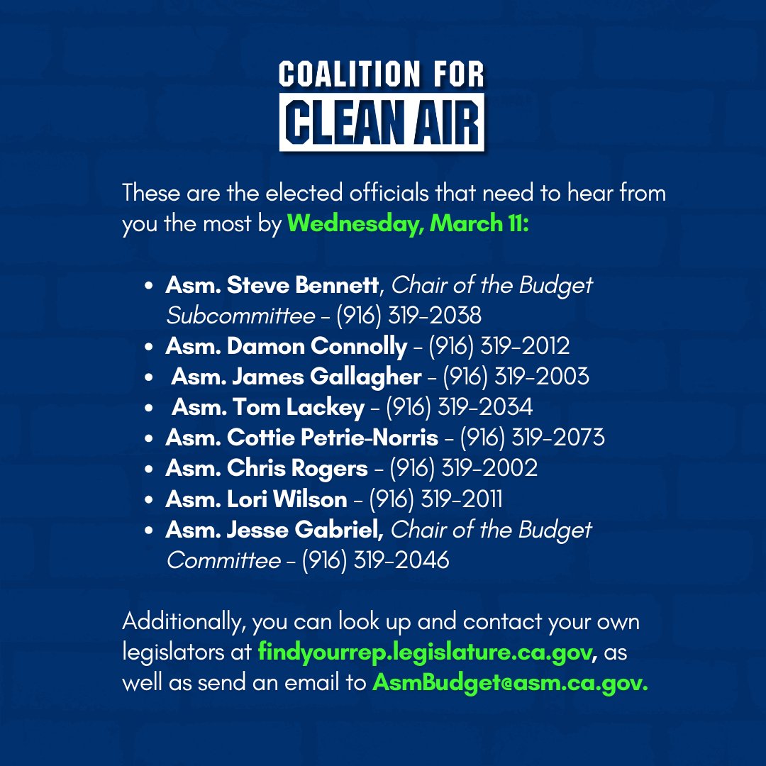 Coalition for Clean Air tweet media