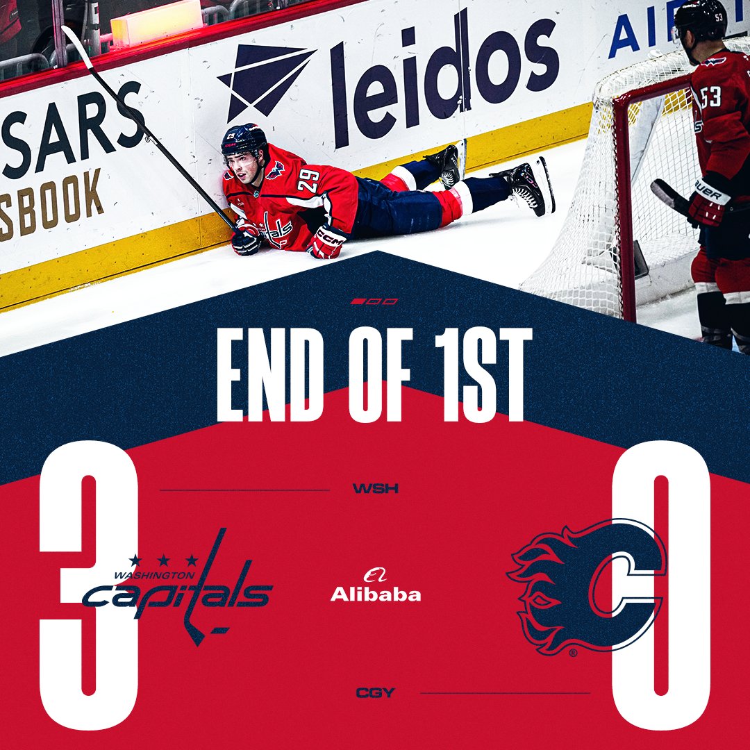 Capitals's tweet photo. Up 3 after 1

#CapsFlames | @AlibabaGroup https://t.co/QvKJngwjTz