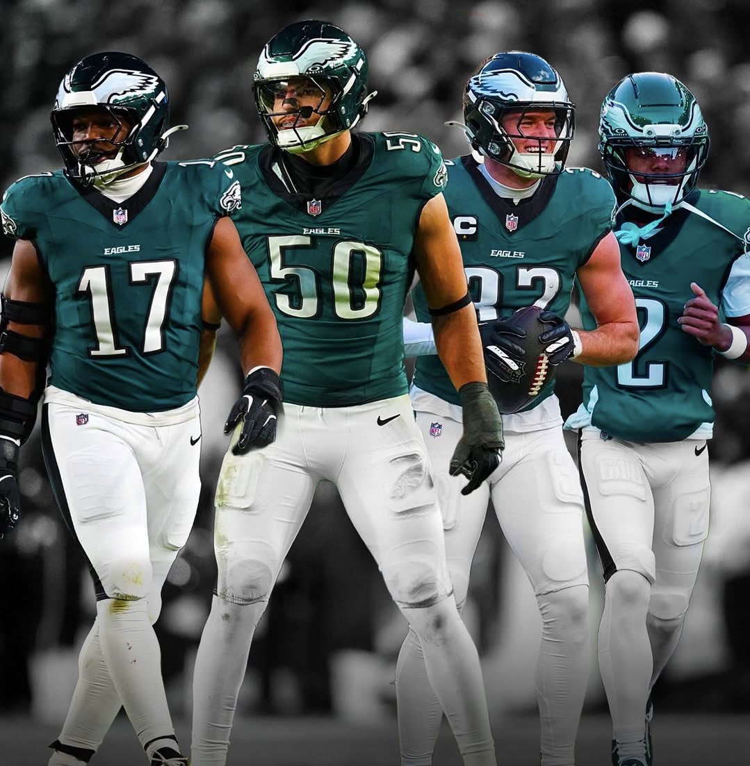 BRUTAL:

Eagles losses on Day 1 of free agency:

Jaelan Phillips
Jahan Dotson
Nakobe Dean
Reed Blankenship