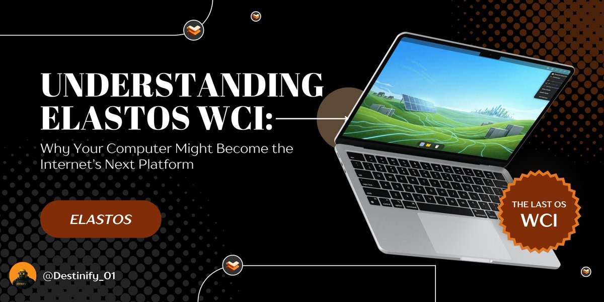 DESTINIFY_01's tweet photo. GM CT & happy mothering week 😌💯, Welcome to another episode of preaching the good news #ELASTOS.
So Someone raised a very fair question about WCI (World Computer Infrastructure) in the Elastos ecosystem:

“There’s a lot of information scattered around. What exactly makes this different from other blockchains? Couldn’t the same thing be built on something like ICP? And if I install ElastOS on my Mac, how does that actually help my personal identity?”

Well looking at it, I understand his point 💯 & that's why am here 😌, So let's get on it 📝
Most blockchains today are very good at one thing: recording transactions and running smart contracts. That’s great for finance, tokens, NFTs, DeFi, and so on. But your actual digital life your files, apps, messages, AI, identity still mostly lives on company servers somewhere (e.g Claude).

This is where the idea behind @ElastosInfo World Computer Infrastructure (WCI) becomes interesting.
Instead of asking people to trust platforms, WCI tries to flip the model, your computer becomes the platform... No need to ask again. Imagine typing https://t.co/EqCusyTwG5 (or https://t.co/krrzBIapX4 stuff) into your browser, logging in with your own keys, and boom your personal computer pops up. Your files, AI chats, apps, even payments happen in a space you own, not rent from Google or AWS. It's powered by user-run nodes (like your laptop, Jetson, or home NAS) connecting into a bigger network of "supernodes" for discovery and resilience, but the heavy lifting (compute, storage) stays local on your hardware.

When you install #ElastOS on your Mac, You are essentially turning your machine into a personal cloud node. Your files, apps, identity, and even AI assistants can run directly on hardware you control, are you getting me?
Your wallet becomes your login. Your DID becomes your identity layer. Your node becomes your digital home, I think this is beautiful 😍.

So when someone logs in, they aren’t logging into any company server. They are logging into your own cloud, And that leads us into some interesting real-world scenarios, For example, @sash__mit mentioned adding River Kong’s wallet address to his node. River was able to log in from China and access his own private space remotely. No install needed. Just wallet authentication.
If you’ve ever tried connecting services across strict firewalls, you’ll know how difficult that normally is especially dealing with china firewall. Yet the latest networking updates in ElastOS automatically shift connection methods until one works. In simple terms: the system finds a way through, ALWAYS 😌💯.

That kind of infrastructure matters more than people realize. Because if a "DECENTRALISED” service only works in friendly networks, it’s not very DECENTRALIZED.

So let's go further to the honest part that might confuse you too...
If you log into someone else’s node, it’s convenient but the host still owns that machine. They can remove your account if they want. That’s why running your own node is the real end goal for sovereignty💯.

Think of it like housing.
Logging into someone else’s node is like renting a room. Running your own node is owning the house.
Both are useful, but one gives you full control.

So could something similar be built on other chains like ICP?
It can be possible but in pieces. But Elastos is trying to combine several layers at once- blockchain security, decentralized identity, peer-to-peer networking (Carrier/Boson), local operating environment (ElastOS), and application runtimes.

The ambition is bigger than just another chain. The goal is an internet where people run their own digital infrastructure by default.
Of course, The app ecosystem is still growing. User experience is improving step by step.
You should understand/agree with me that we shouldn't keep building decentralized apps that still rely on centralized platforms…
With #ELASTOS we start building an internet where the user themselves becomes the platform.
#web3 $ELA #BTCFI #BTC