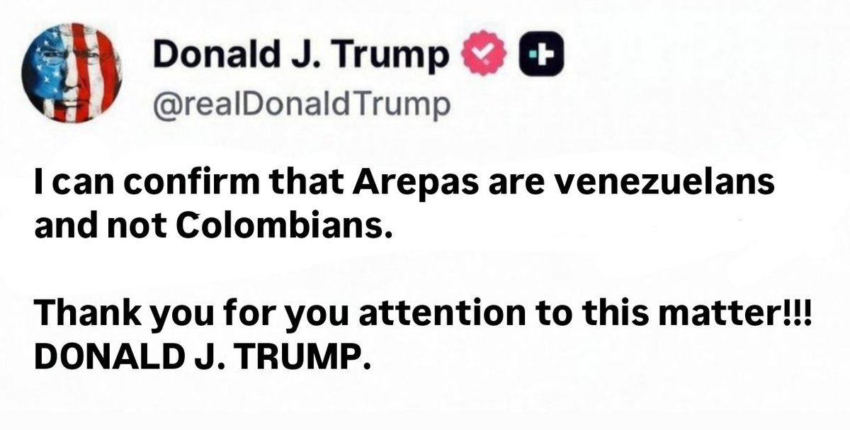 Ya lo dijo el jefazo 🇻🇪🤝🇺🇲